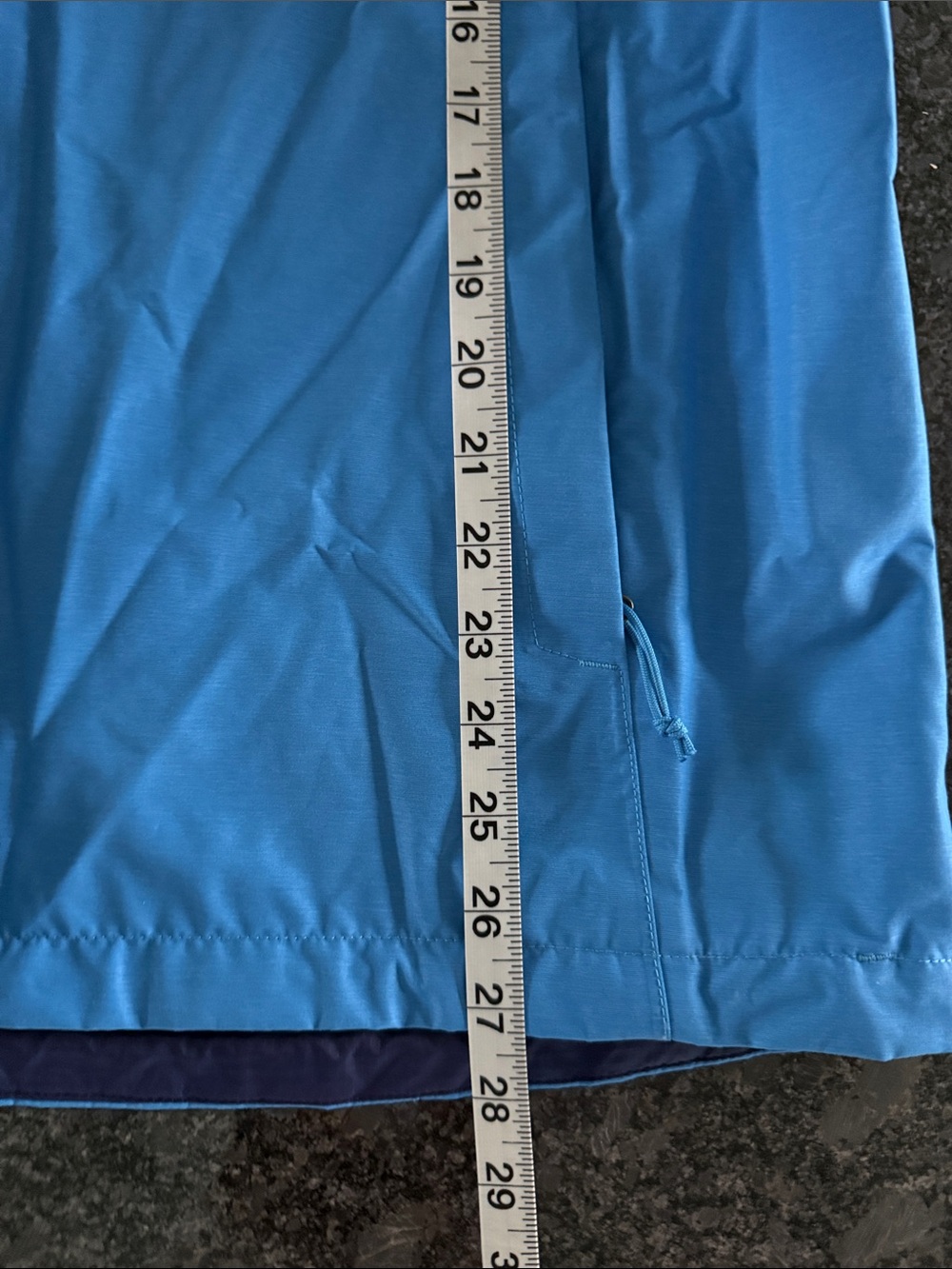 The North Face Bright Blue Hooded Shell Jacket - Like New - Picture 10 of 12